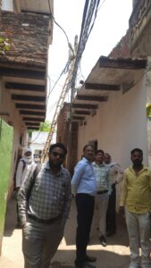 बिजली बिभाग द्वारा चलाया गया चेकिंग अभियान